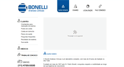 Desktop Screenshot of bonelli.com.br